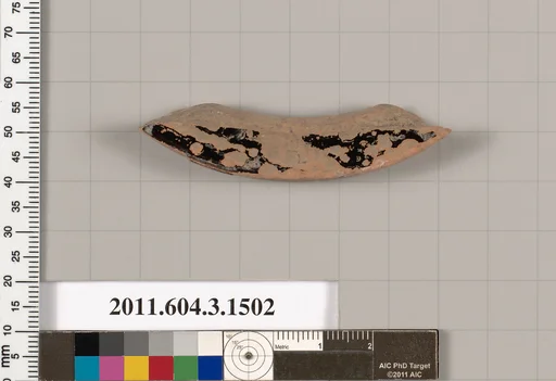 Terracotta fragment of a skyphos (deep drinking cup)
