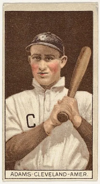 John B. Adams, Cleveland, American League, from the Brown Background series (T207) for the American Tobacco Company — American Tobacco Company
