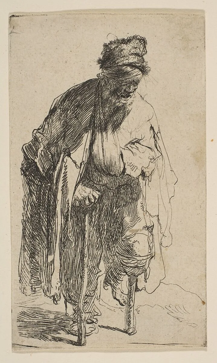 Beggar with a Wooden Leg — Rembrandt (Rembrandt van Rijn)