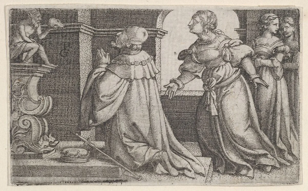 Solomon Worshipping Idols — Georg Pencz