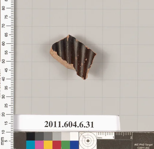 Terracotta fragment of an open shape