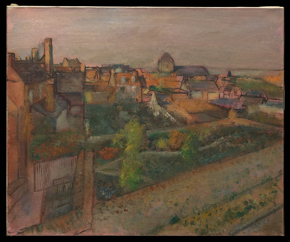 View of Saint-Valéry-sur-Somme — Edgar Degas
