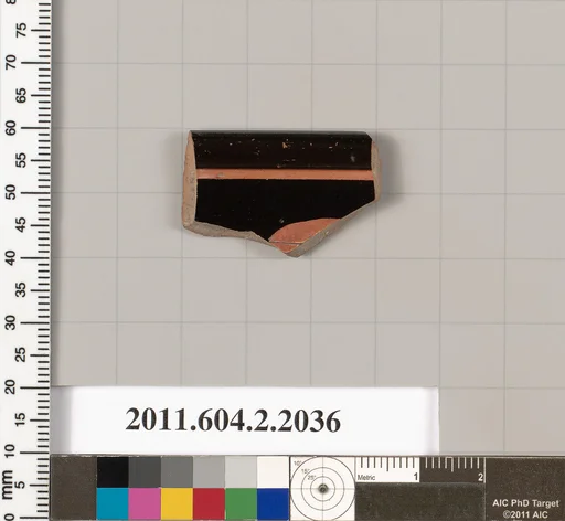 Terracotta fragment of a plate?