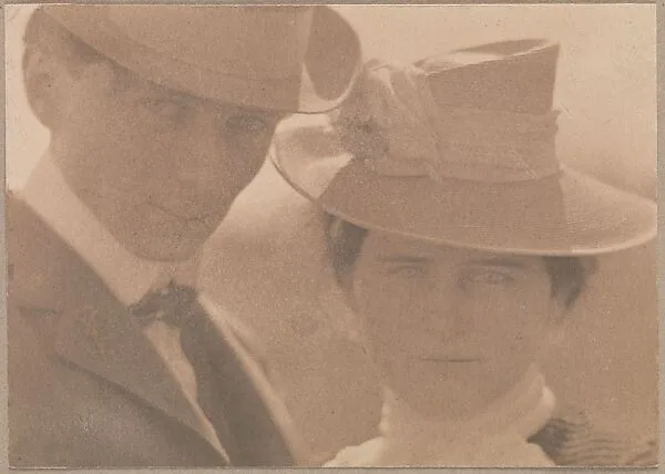 Self-Portrait with Little Sister — Edward J. Steichen