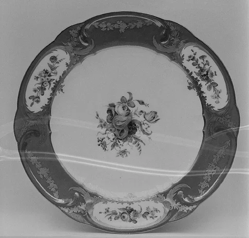 Plate (Assiette à palmes) (1 of 102) (part of a service)