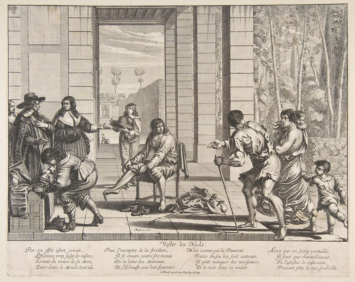 Clothing Beggars — Abraham Bosse|Jean I Leblond