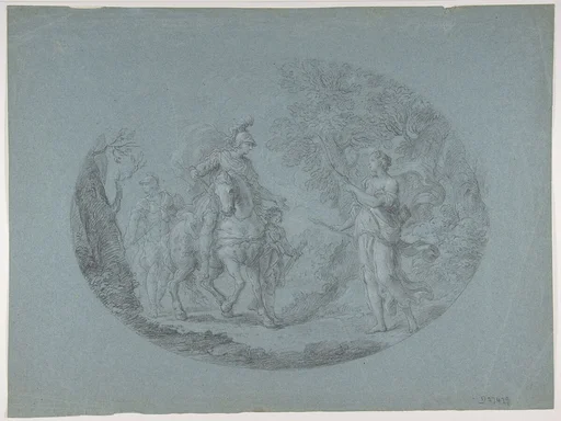 Venus Disguised as a Huntress Appears to Aeneas (Aeneid I: 305 ff.)