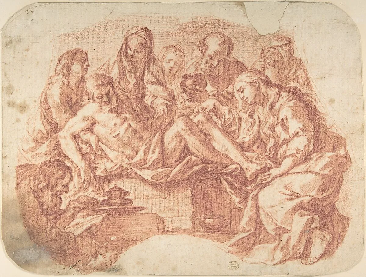 The Entombment — Johann Friedrich Overbeck|Anonymous, German, 18th century