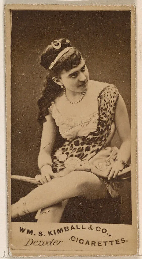 Miss Dezoder, from the Actresses series (N203) issued by Wm. S. Kimball & Co. — William S. Kimball & Company