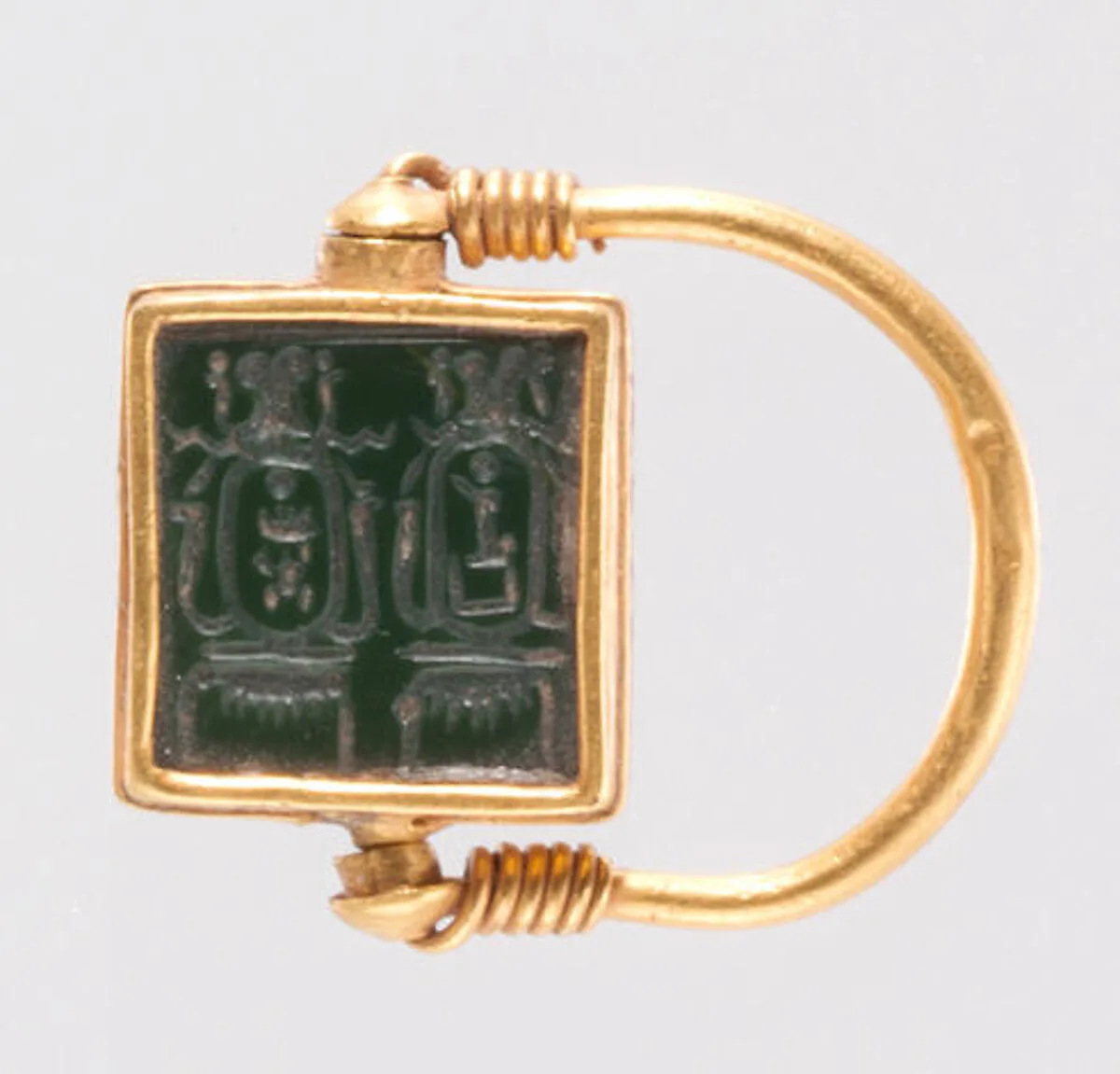 Finger Ring Inscribed with the Cartouches of Hatshepsut and Thutmose III — Unknown