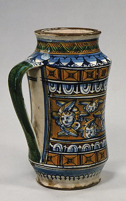 One-handled storage jar (albarello) — Unknown