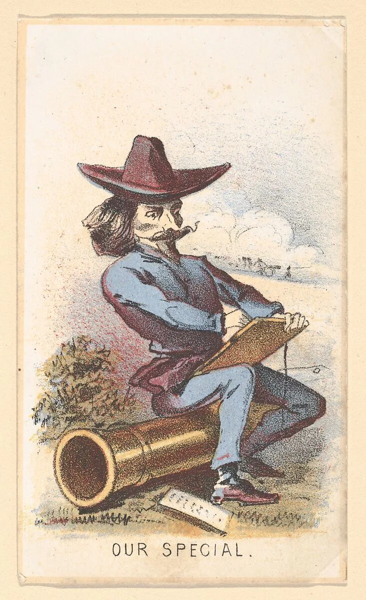 Life in Camp, Part 2: In the Trenches; Good Bye; Fording; Extra Ration; The Field Barber; The Girl He Left Behind Him; Drummer; A Deserter; Home on Furlough; The Rifle Pit; Teamster; Our Special — Winslow Homer|Louis Prang & Co.|Beadle & Co.