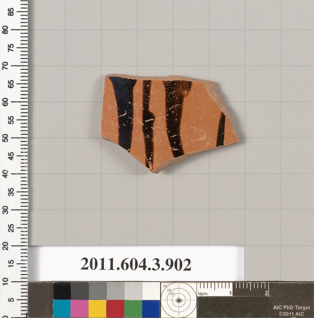 Terracotta fragment of a lekythos (oil flask) — Unknown