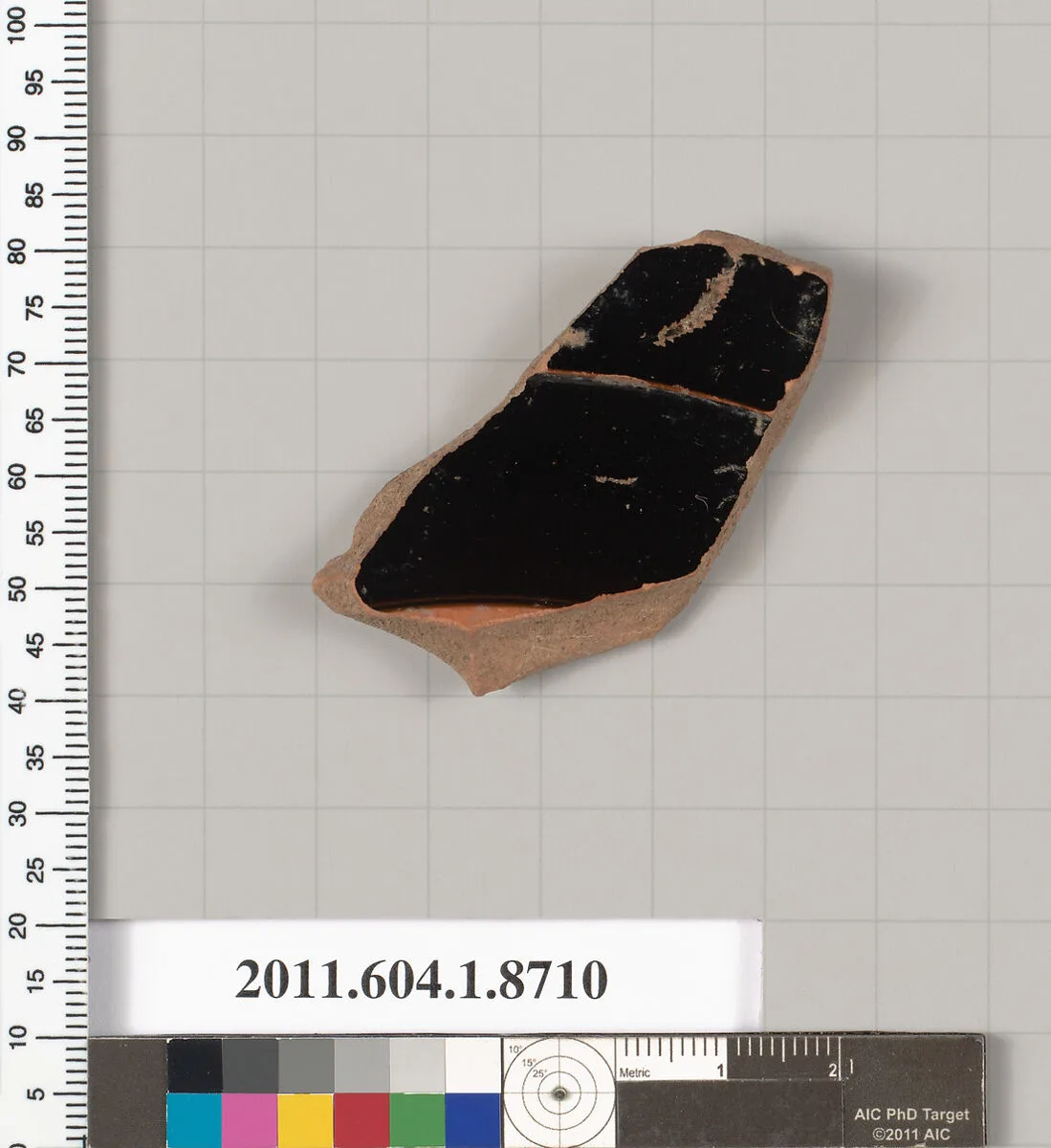 Terracotta fragment of a kylix (drinking cup) — Unknown