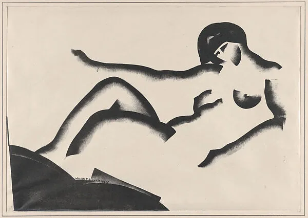 Reclining Nude (Lithograph #6) — William Samuel Schwartz