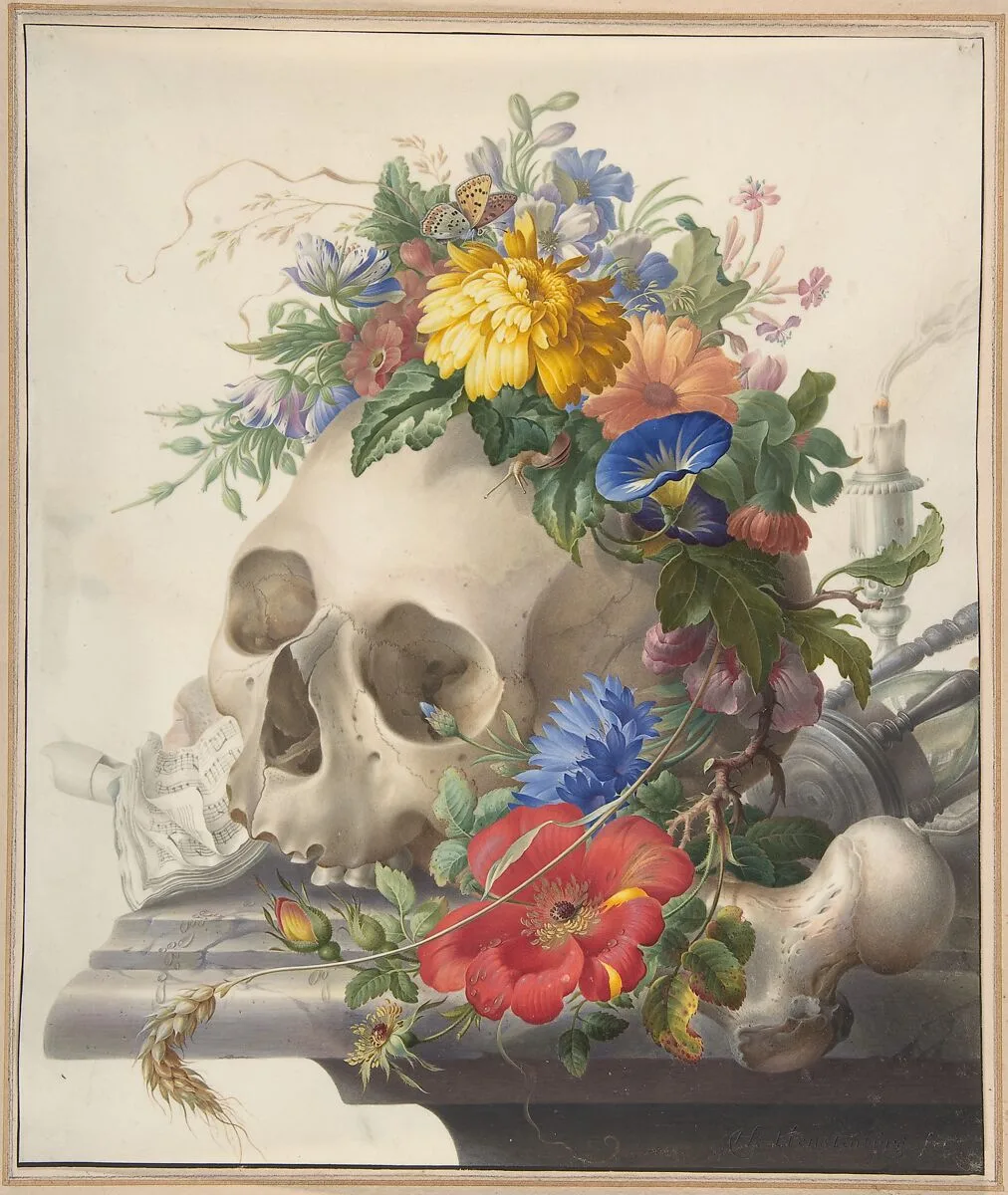 Vanitas Still Life — Herman Henstenburgh