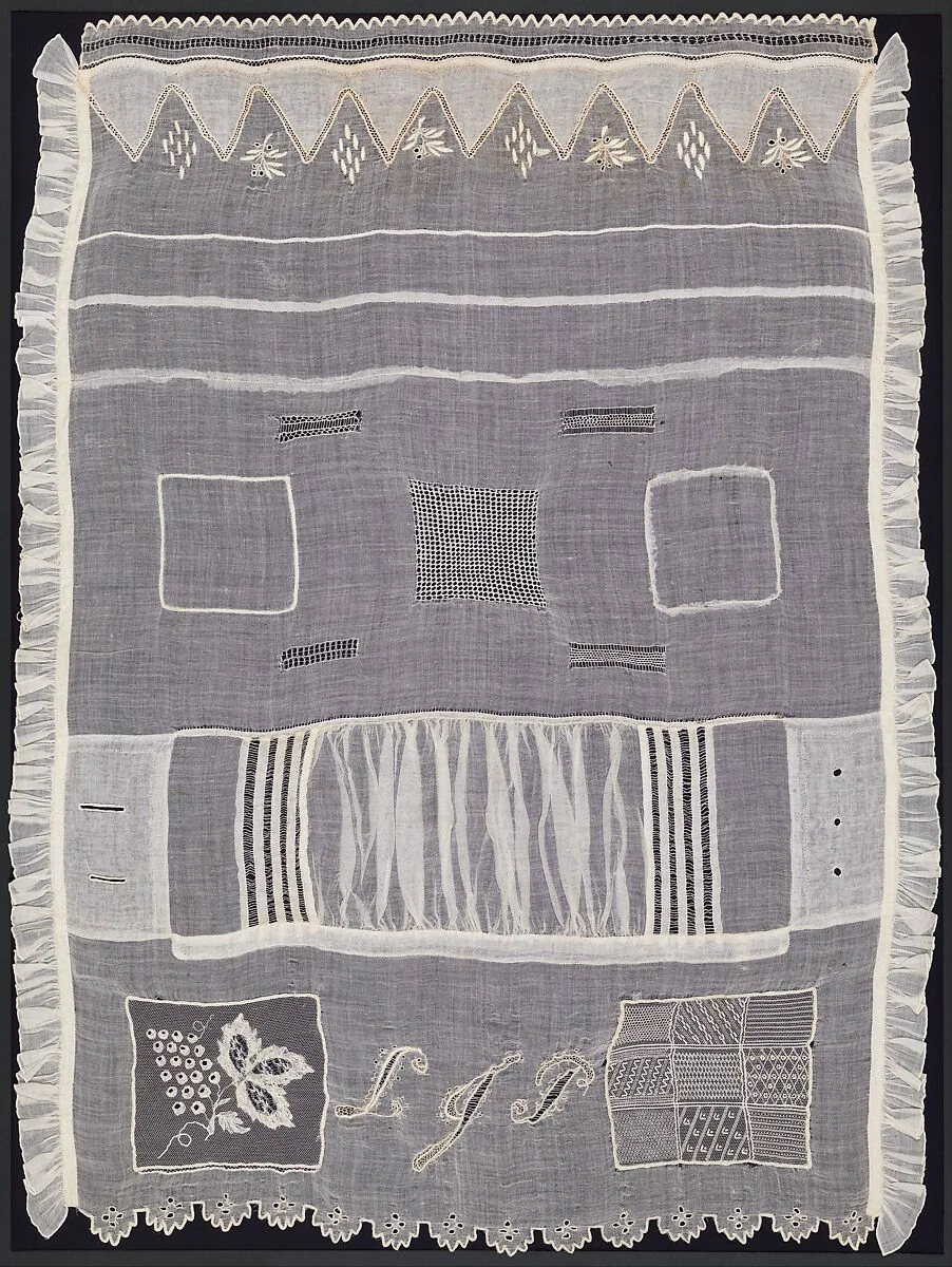 Embroidered Sampler — Lucy Jane Phelps Atwater