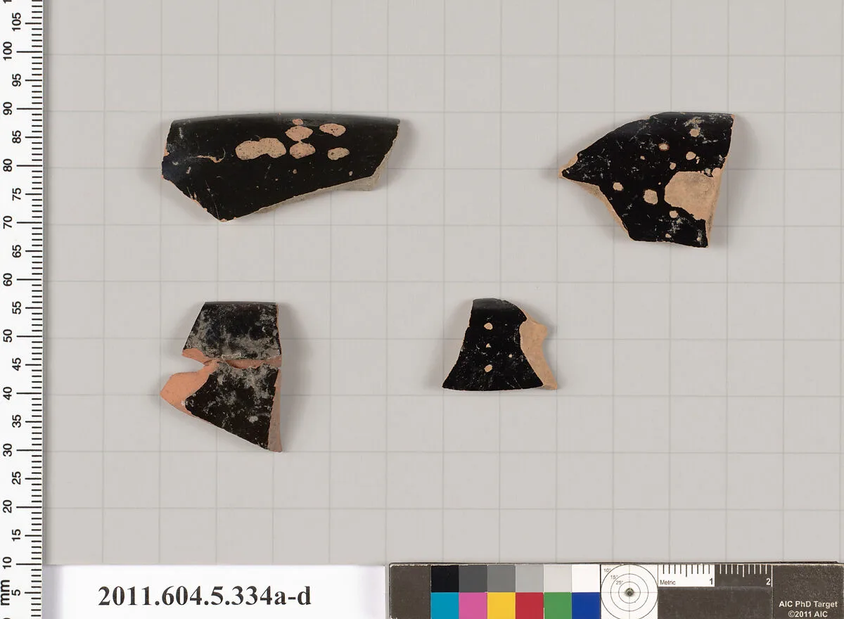 Terracotta rim fragments of kylikes (drinking cups) — Unknown