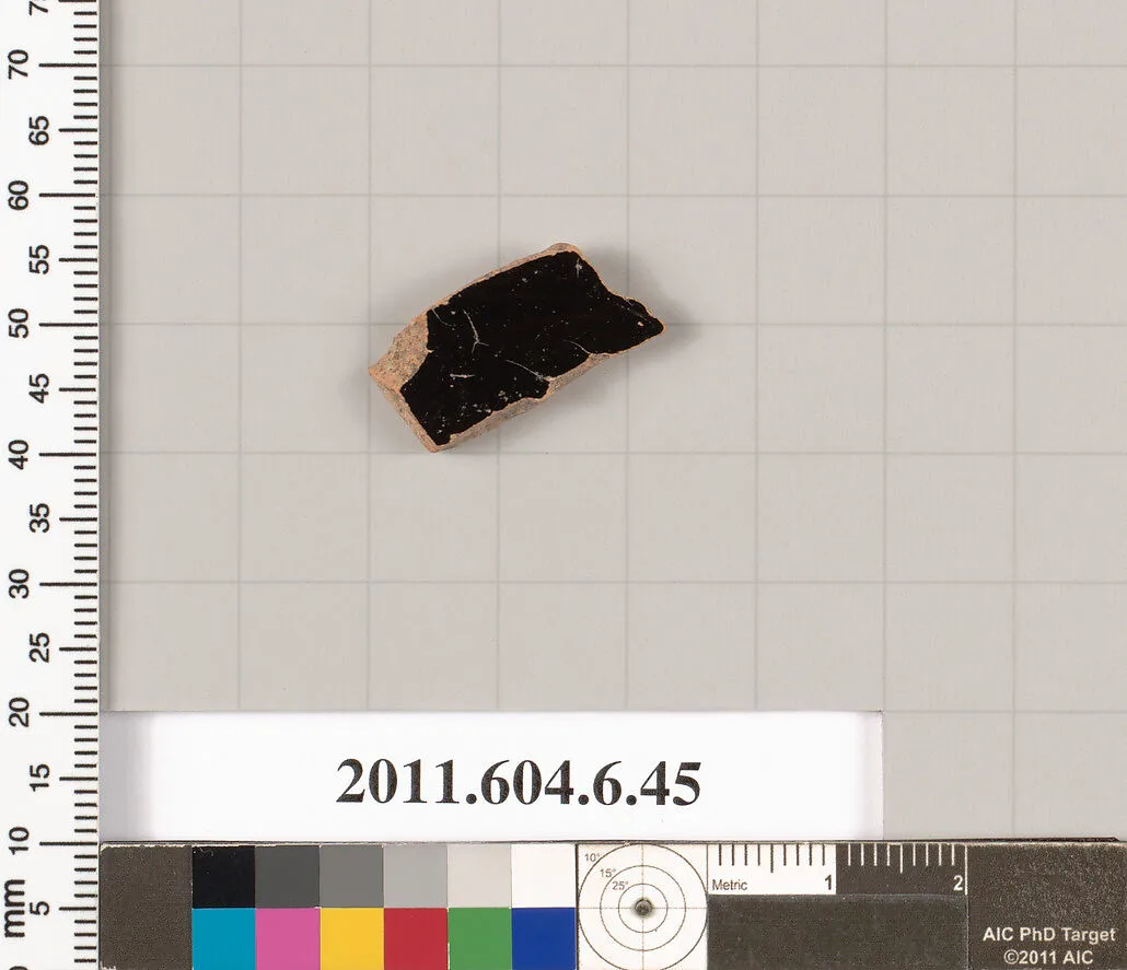 Terracotta fragment of a closed shape — Unknown