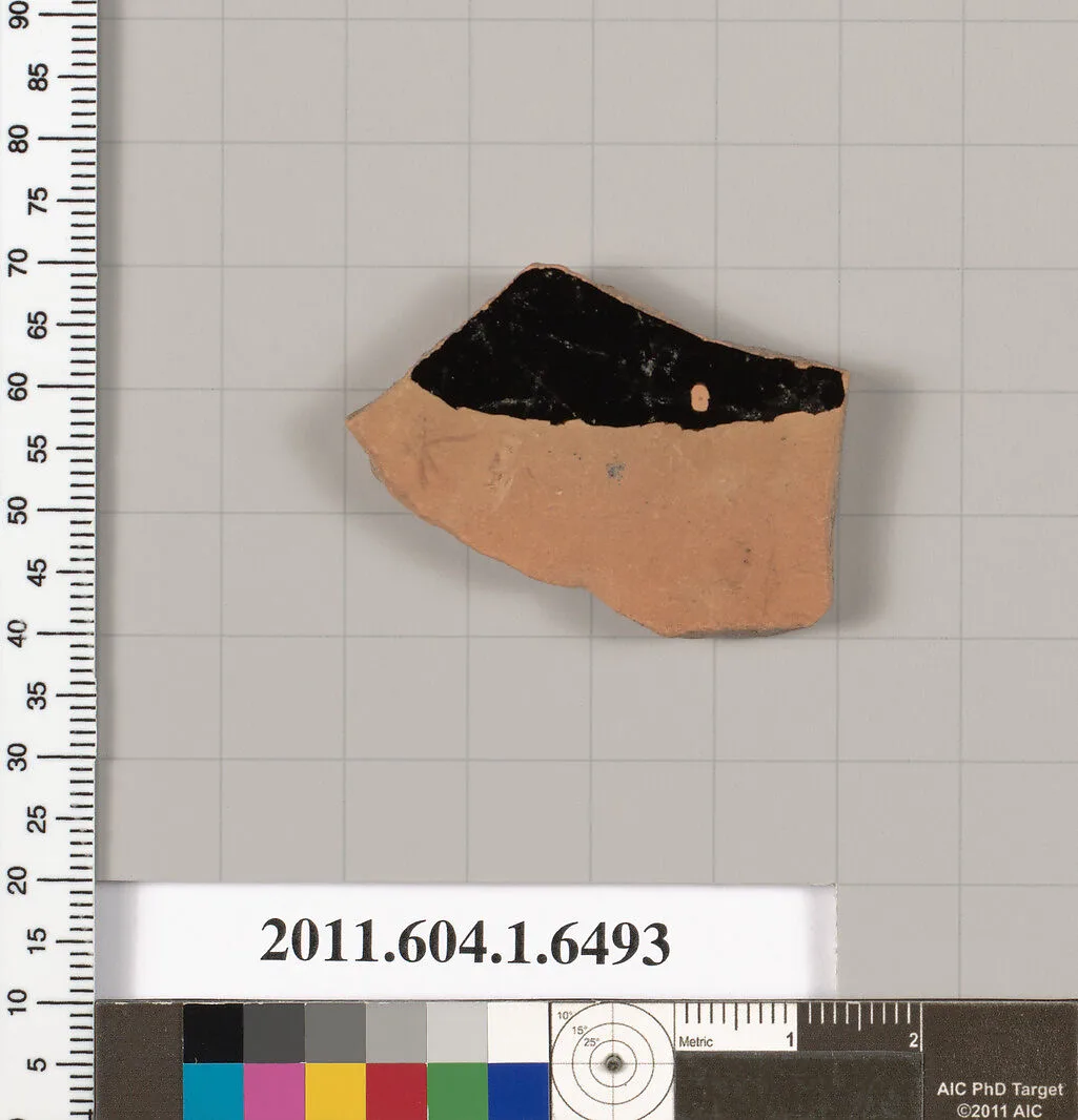 Terracotta fragment of a kylix (drinking cup) — Unknown