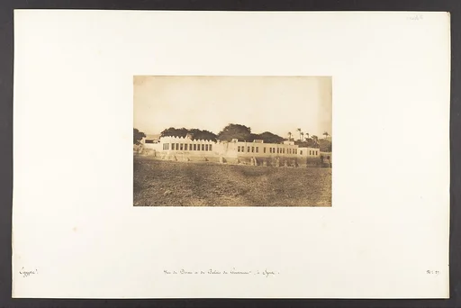 Vue du Divan et du Palais du Gouverneur, à Syout