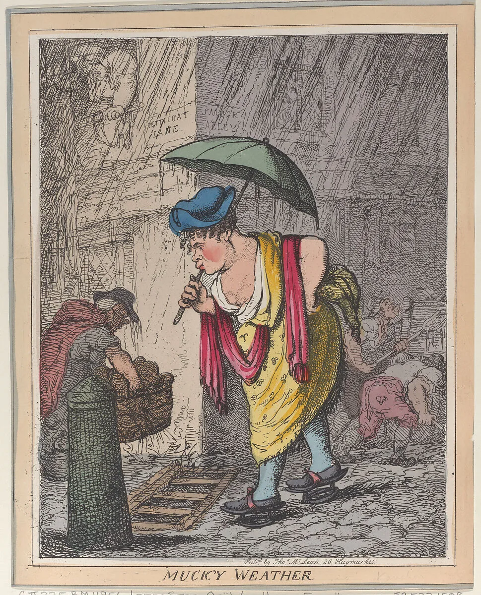 Muck'y Weather — Thomas Rowlandson|Thomas McLean