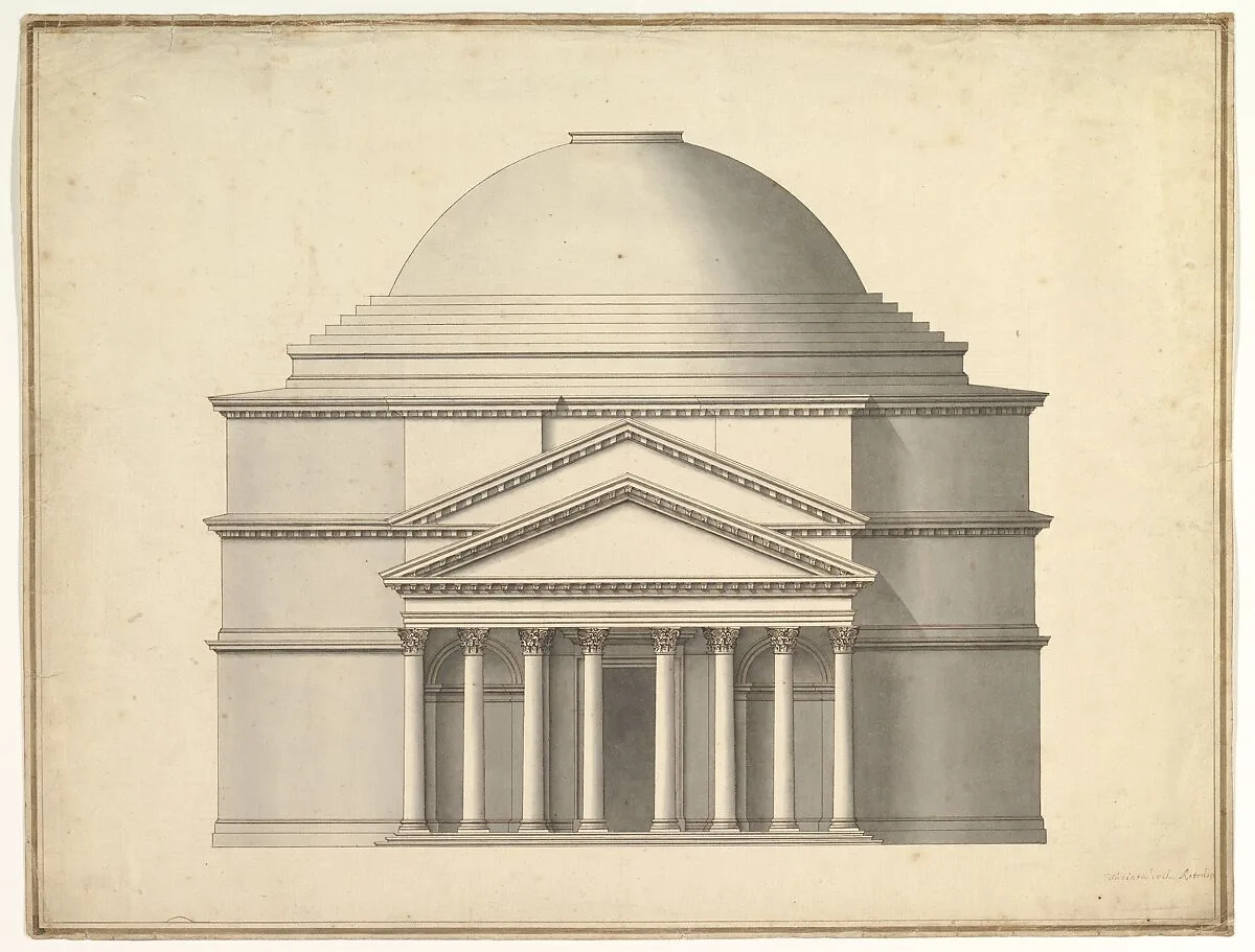 Facade of a Rotunda — Antonio Maria Visentini
