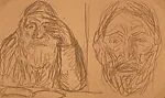 Untitled (two portraits) — Abraham Walkowitz