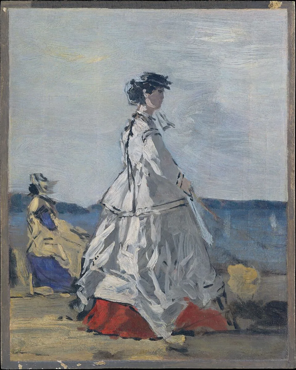 Princess Pauline Metternich (1836–1921) on the Beach — Eugène Boudin