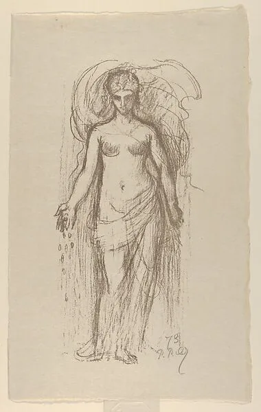 Study of a Woman (Etude de femme / Abundance) — André Marty|Pierre Puvis de Chavannes