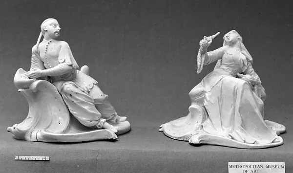 Asian man (one of a pair) — Nymphenburg Porcelain Manufactory|Franz Anton Bustelli