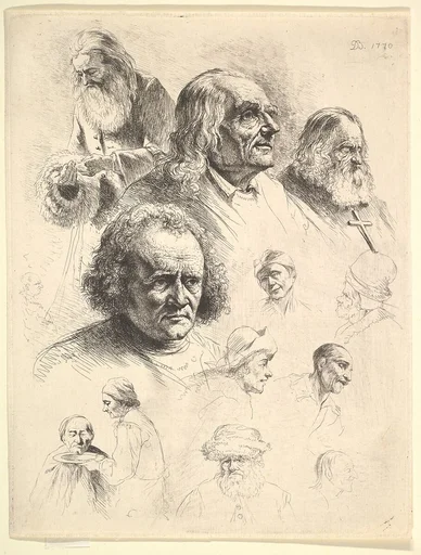 Study of Thirteen Heads