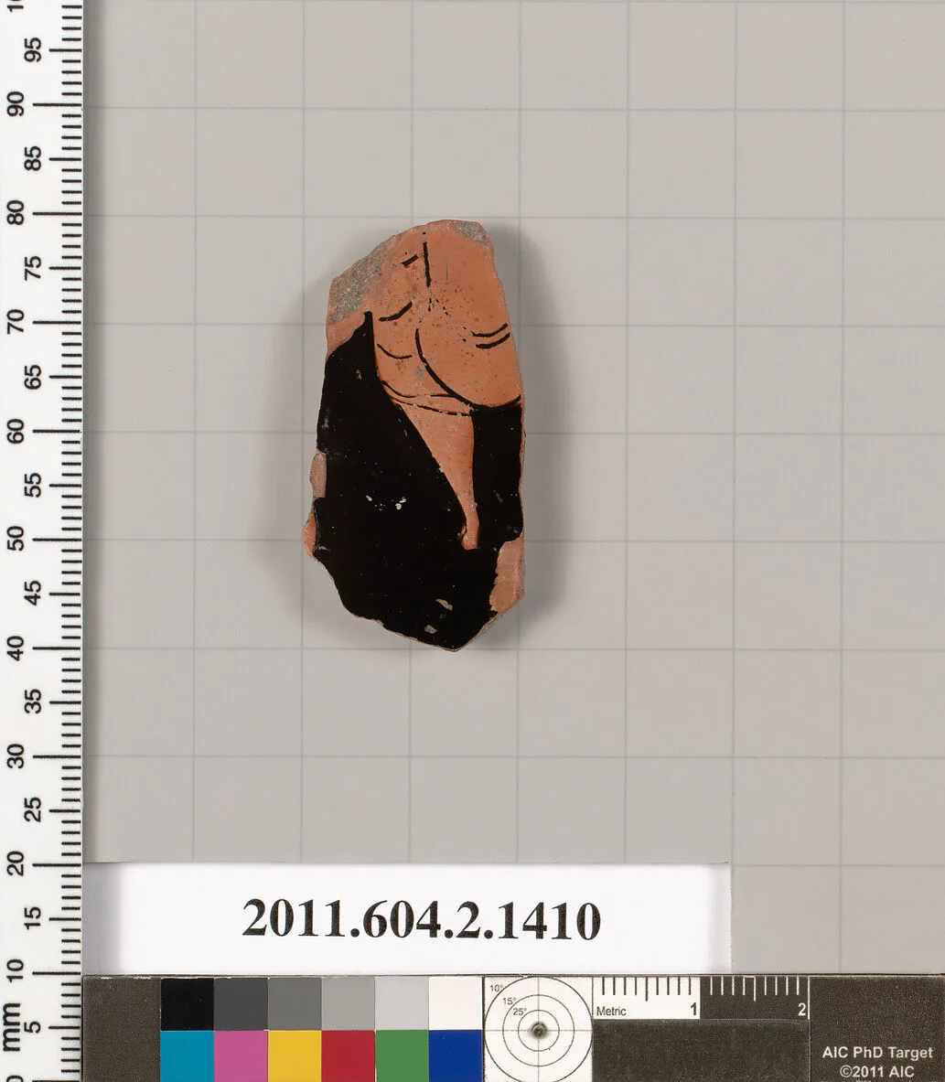 Terracotta fragment of a skyphos (deep drinking cup) — Unknown