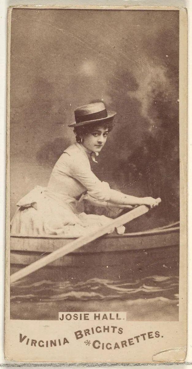 Josie Hall, from the Actors and Actresses series (N45, Type 1) for Virginia Brights Cigarettes — Allen & Ginter