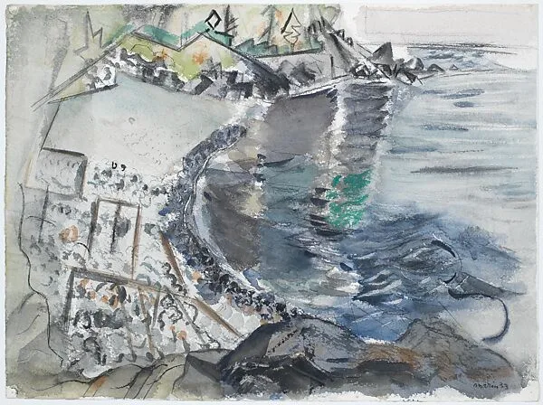 Headland, Cape Split, Maine — John Marin