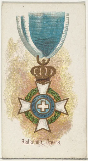 Redeemer, Greece, from the World's Decorations series (N30) for Allen & Ginter Cigarettes