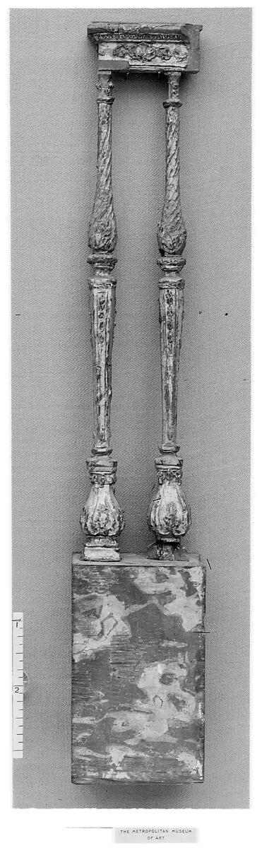 Balustrade fragment — Unknown