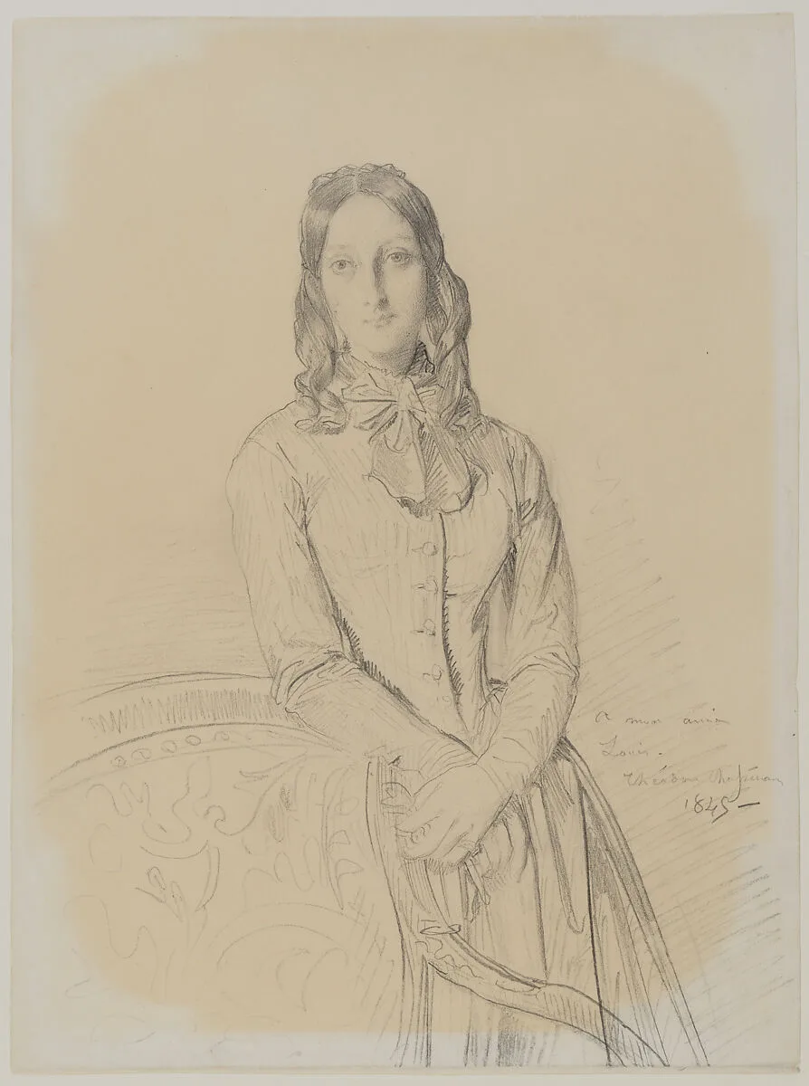 Portrait of Madame Ravaisson — Théodore Chassériau