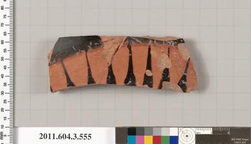 Terracotta fragment of a column-krater (bowl for mixing wine and water)
