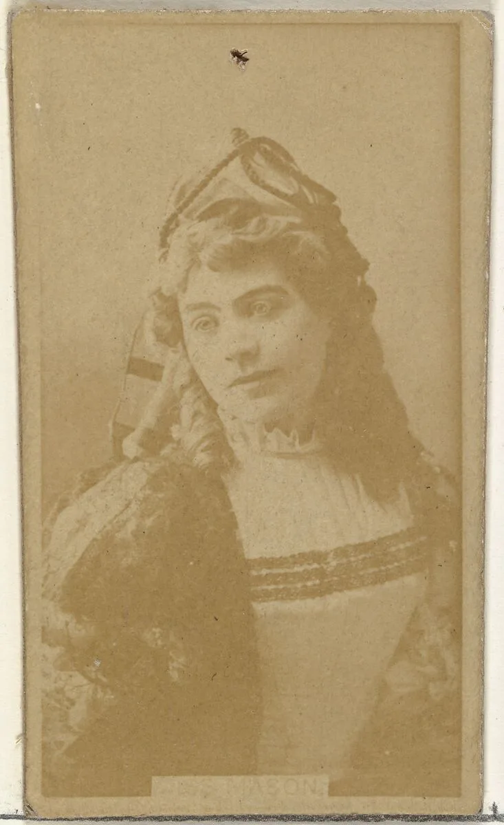 Miss Mason, from the Actors and Actresses series (N145-8) issued by Duke Sons & Co. to promote Duke Cigarettes — W. Duke, Sons & Co.|American Tobacco Company