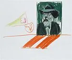 Henry as Poster — David Hockney