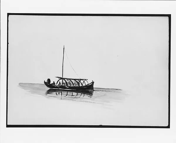 Boat (from Switzerland 1869 Sketchbook) — John Singer Sargent