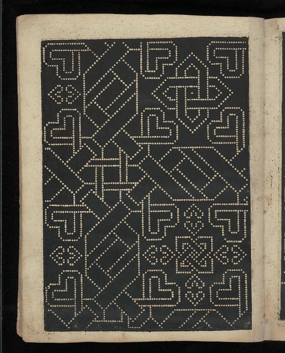 Libbretto nouellamete composto per maestro Domenico da Sera...lauorare di ogni sorte di punti, page 18 (verso) — Domenico da Sera