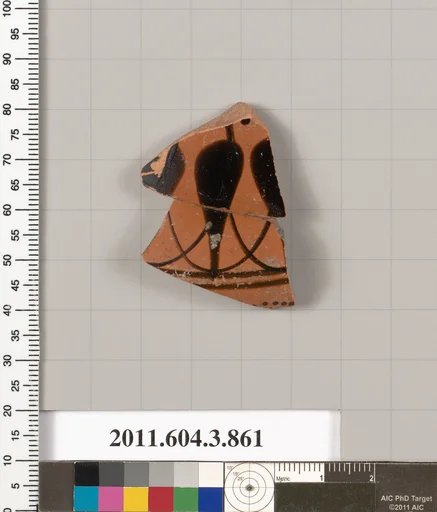 Terracotta fragment of a lekythos (oil flask)