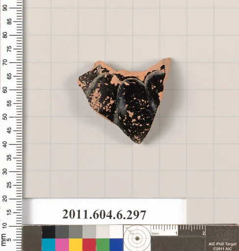 Terracotta fragment of a closed shape