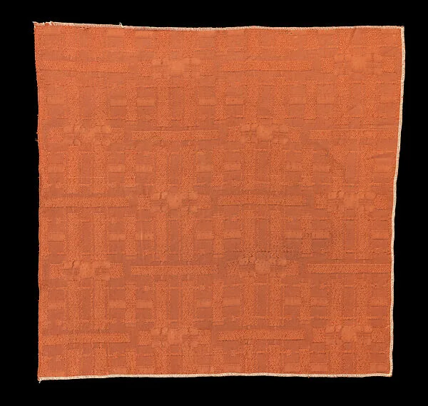 Sample, possibly Design 514 “Textured Damask” — F. Schumacher & Co.|Frank Lloyd Wright