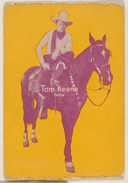 Tom Keene, Pathe, from Cutout Head Strip Cards (W500) — Unknown