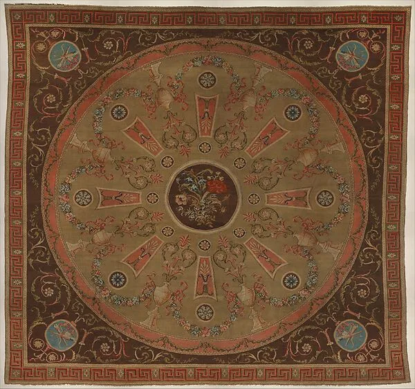 Carpet — Axminster carpet manufactory|Moorfields|Robert Adam