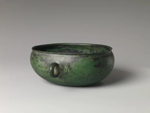 漢 青銅鉌|Wine cup with ring handle (He)