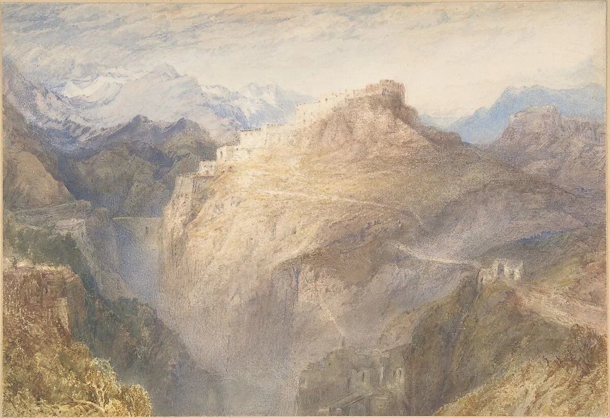 The Fort of L'Esseillon, Val de la Maurienne, France — Joseph Mallord William Turner